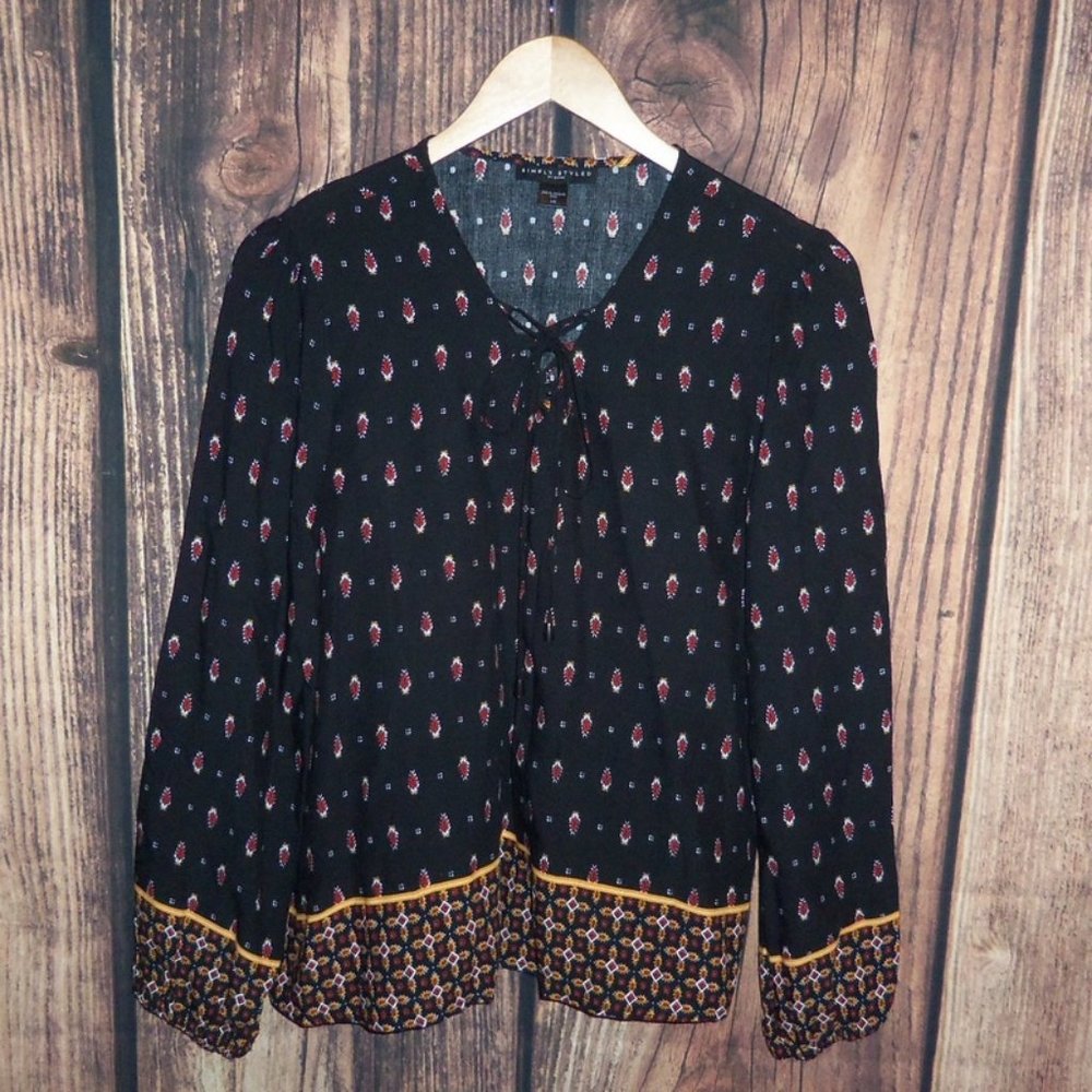 Simply Styled BOHO Multi Color Top - Large - Picture 5 of 7